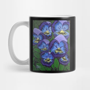 Pansy Flowers Mug